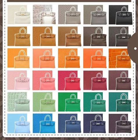 hermes birkin color chart 2013